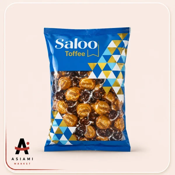 خرید تافی شیری مغزدار سالو 350 گرم